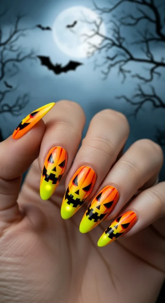 Glowing Jack-o’-Lanterns