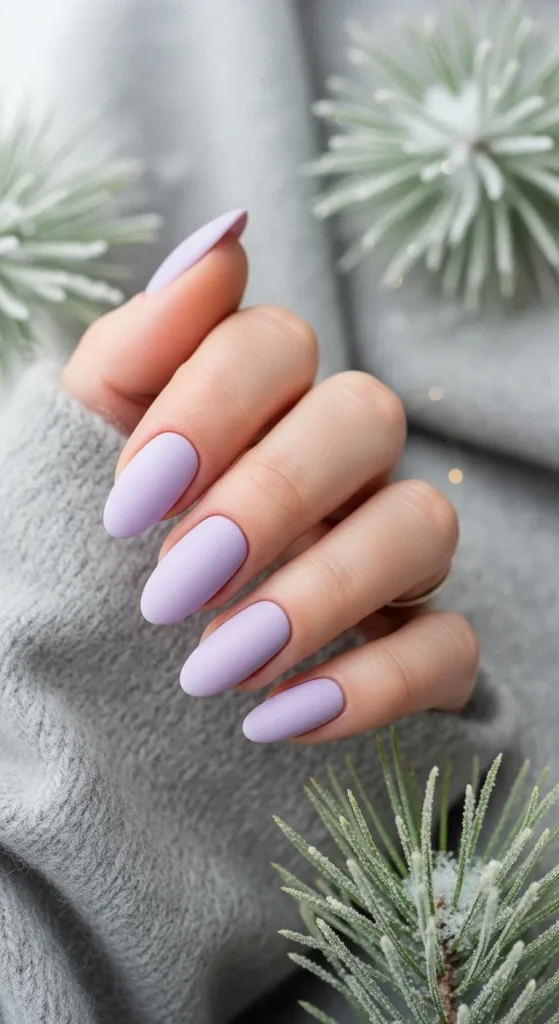Soft Lavender Nails