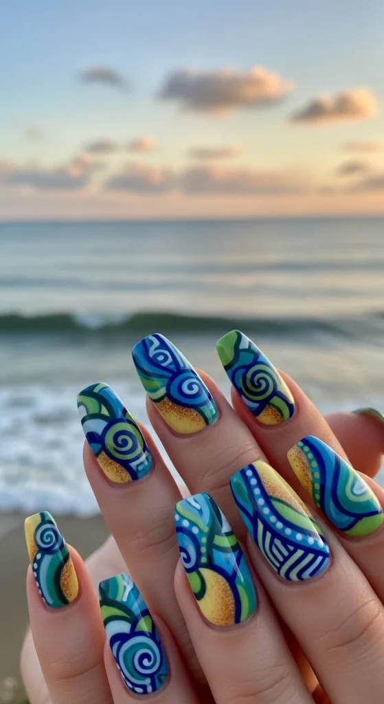 Abstract Art Nails