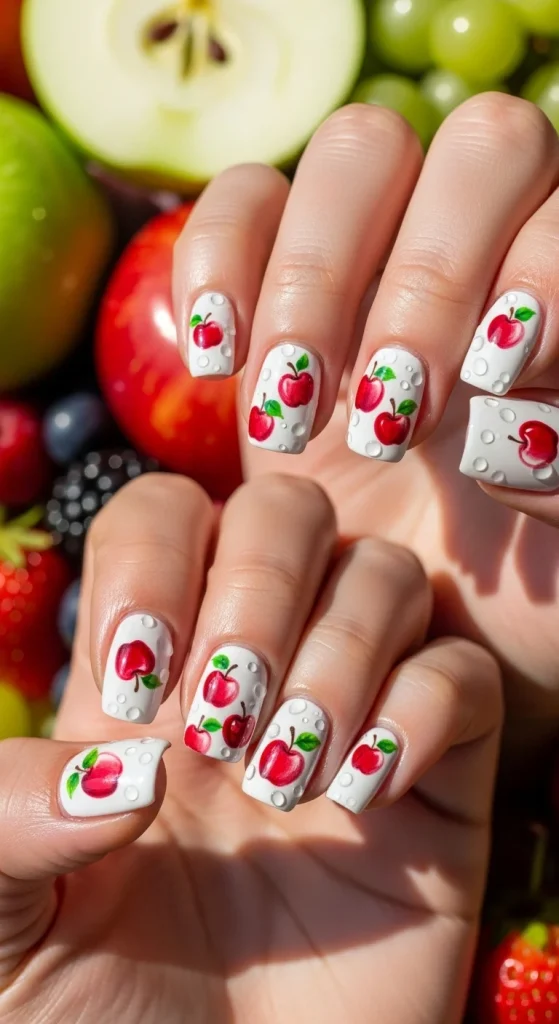 Apple Freshness Nails