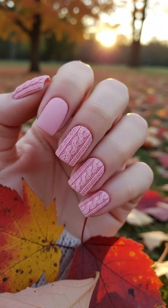 Blush Pink Cable Accents