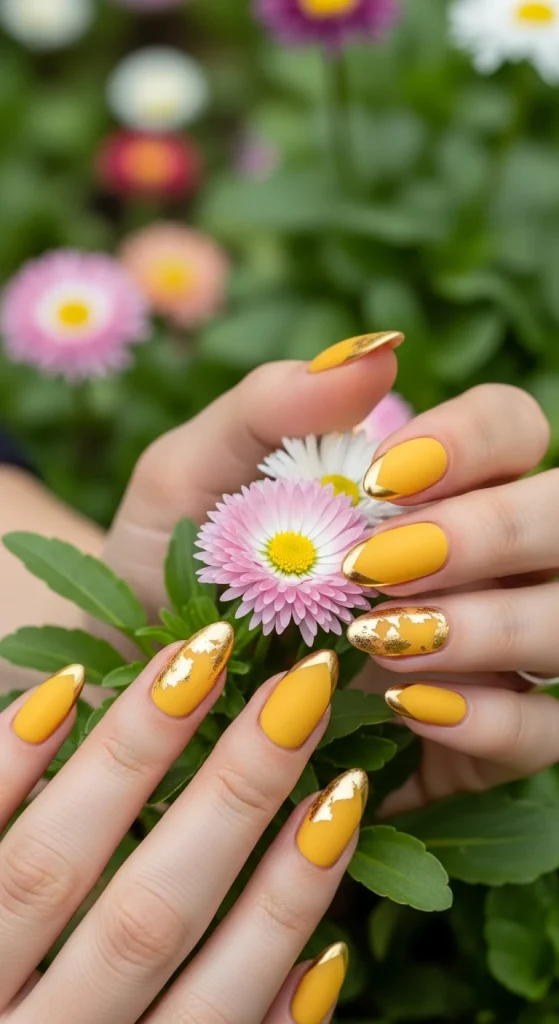 Butter Yellow with Gold Accents