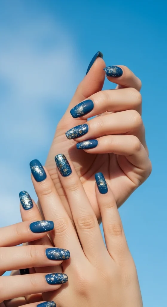 Celestial Sparks Nails