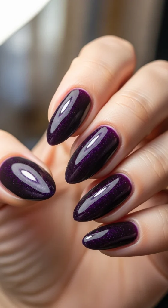 Deep Amethyst Nails
