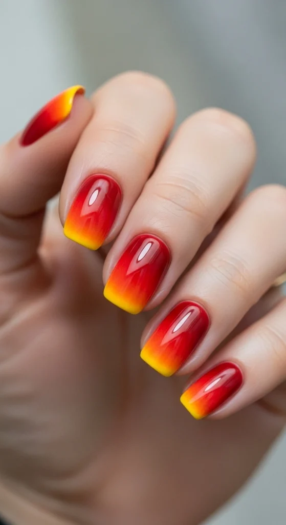 Ember Glow Nails
