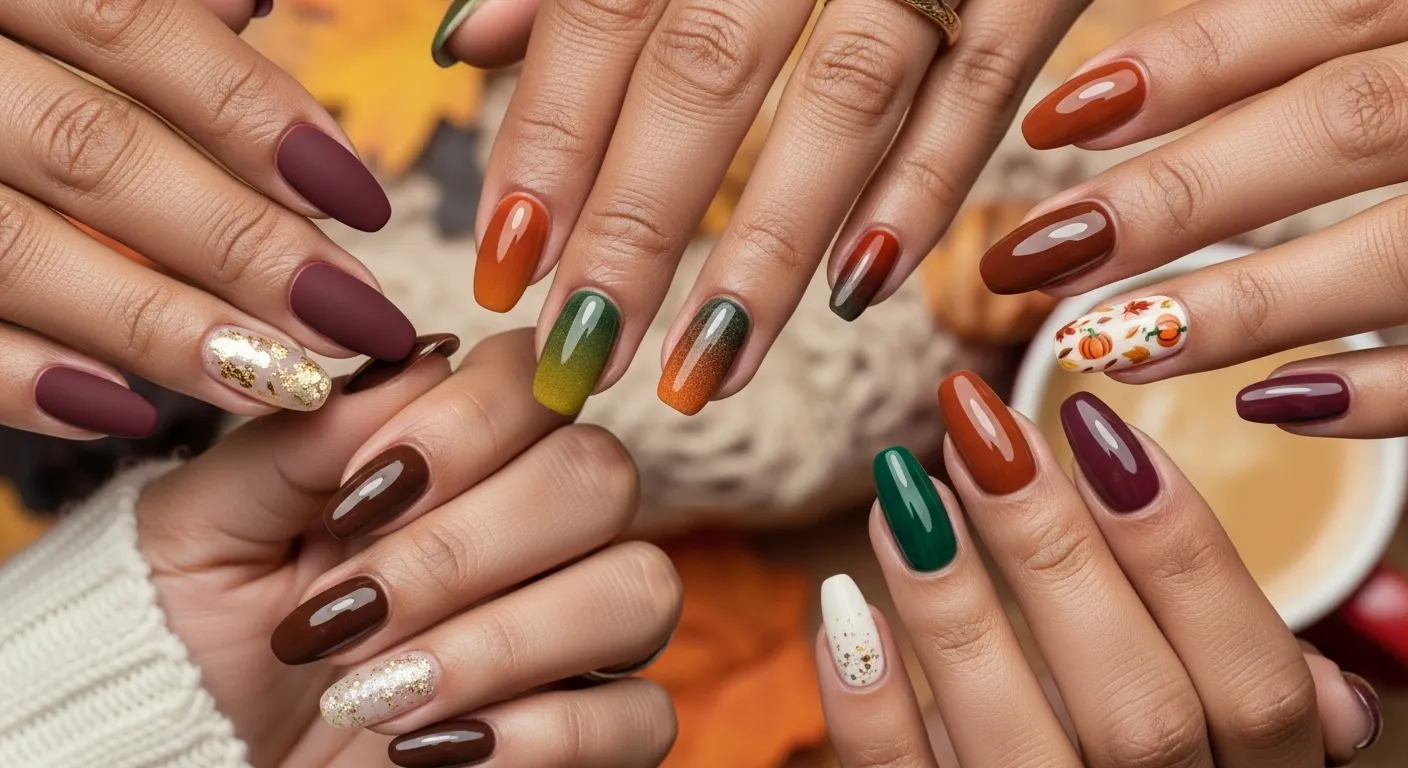 Fall Nail Ideas for Dark Skin