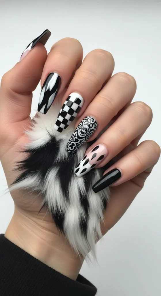 Fox Tail Fade Nails