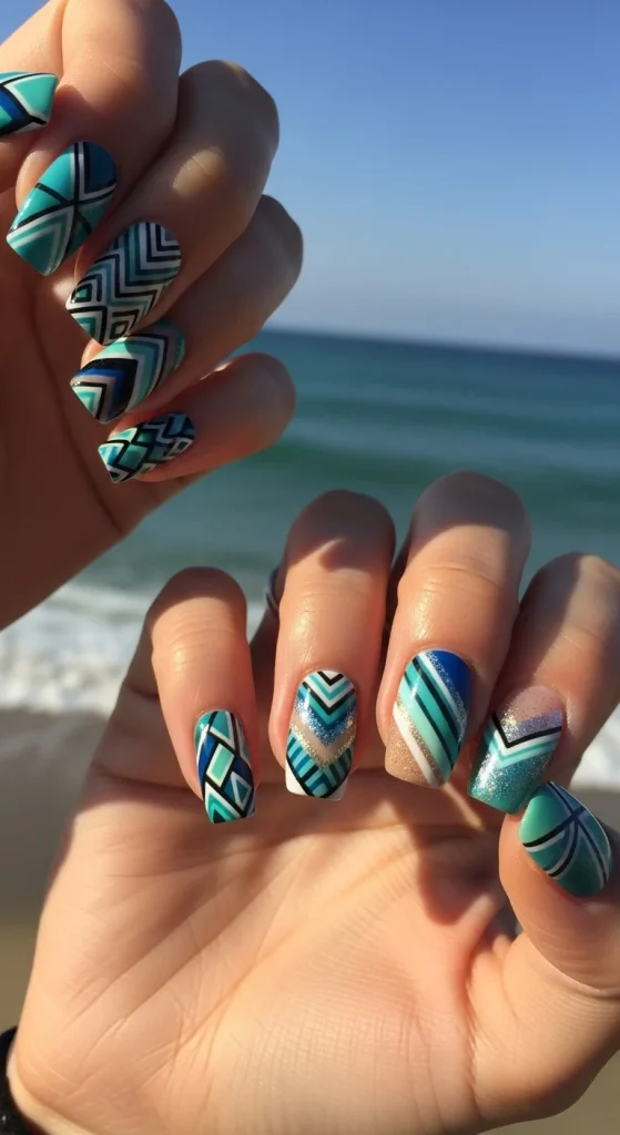 Geometric Nail Patterns