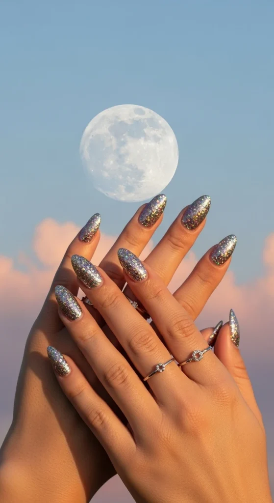 Glitter Gel Nail Designs