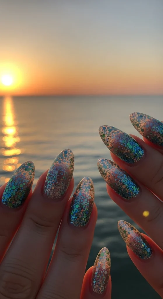 Glitter Glam Nails That Sparkle