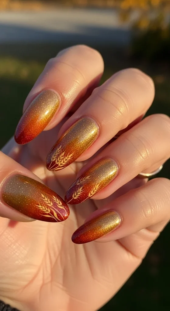 Golden Harvest Nails