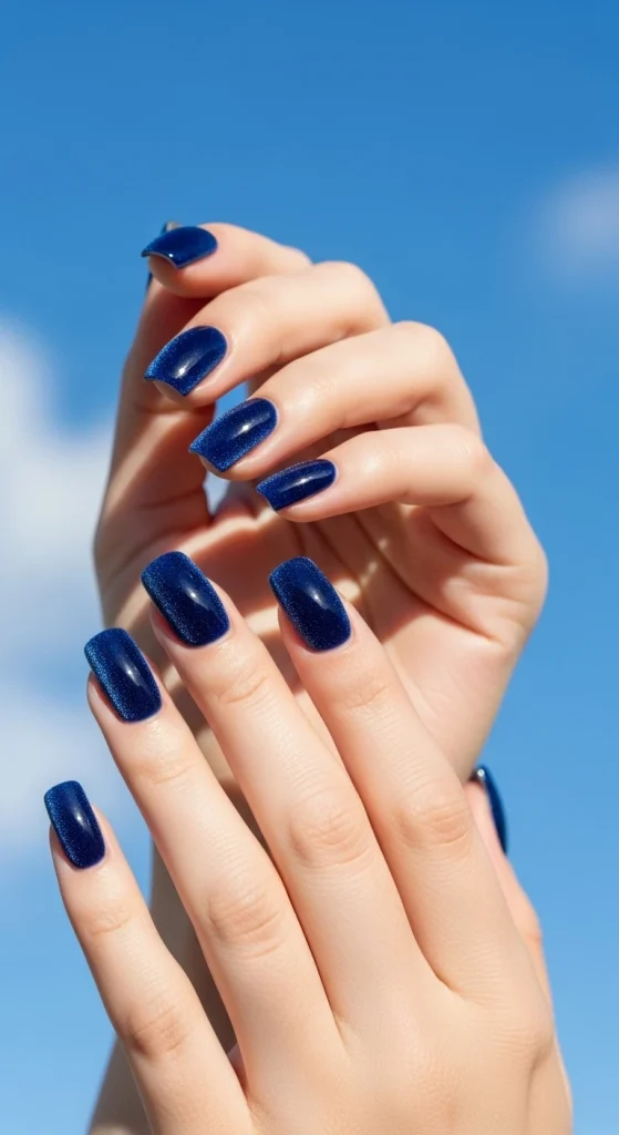 Midnight Velvet Nails