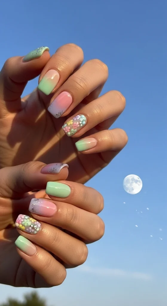 Pastel Gel Nail Ideas