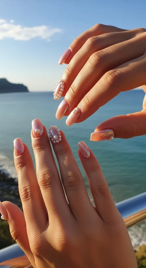 Pearl-Accented Wow Nails