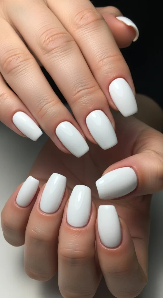 Pure Gloss White Nails