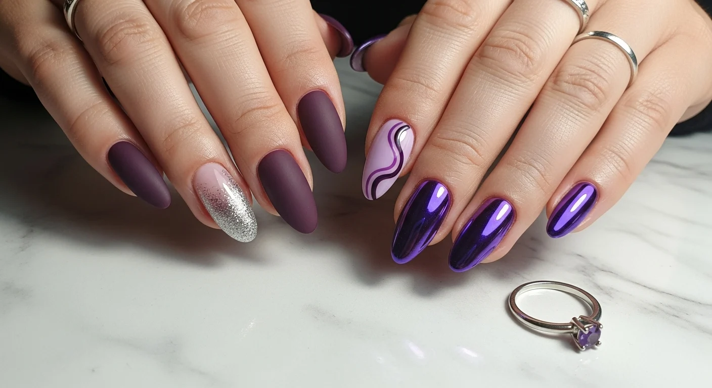 Purple Nails Ideas
