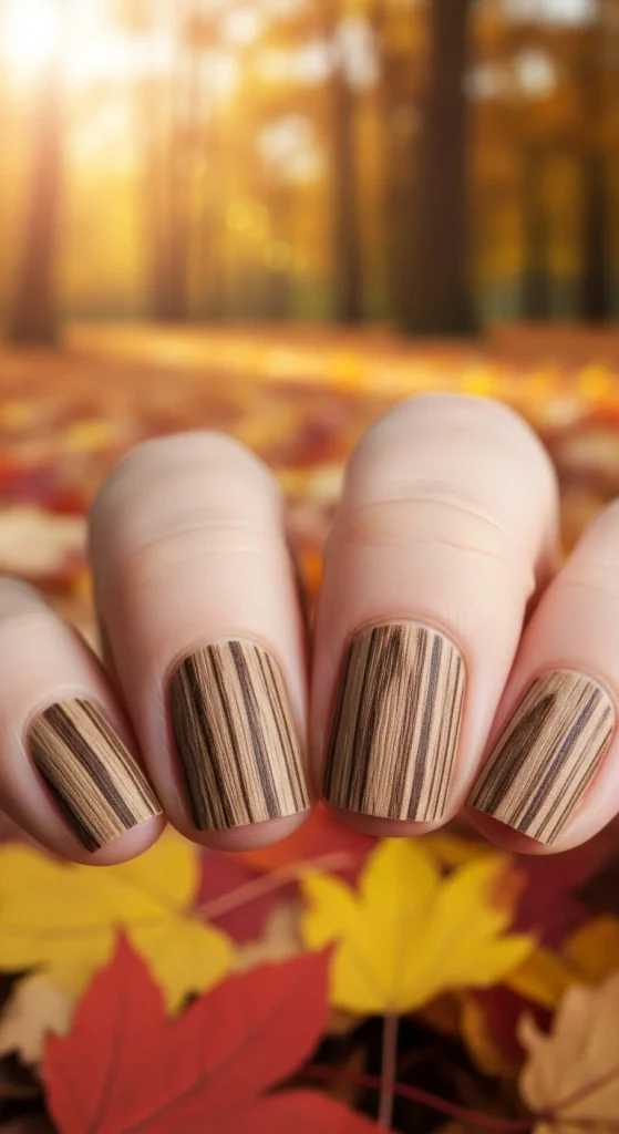 Rustic Wood Grain Nails