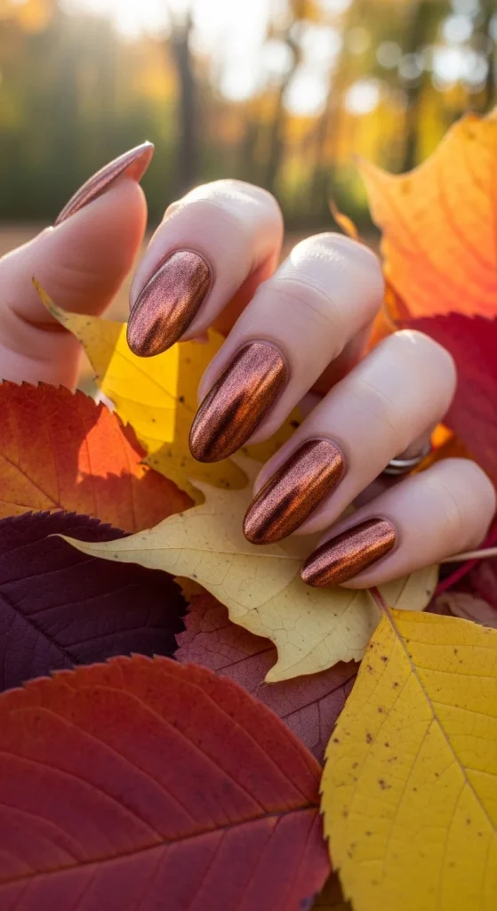 Rusty Copper Metallic Nails