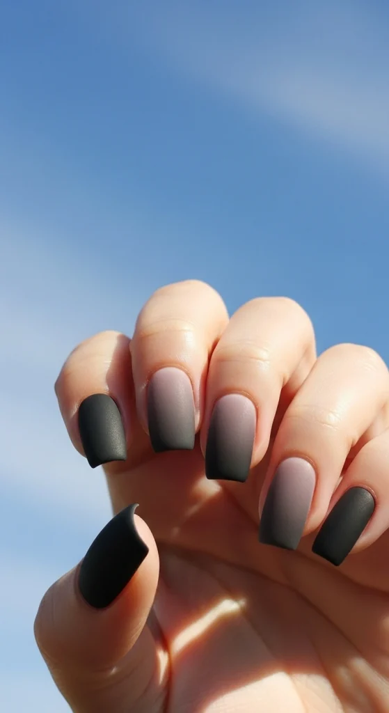 Shadow Fade Nails