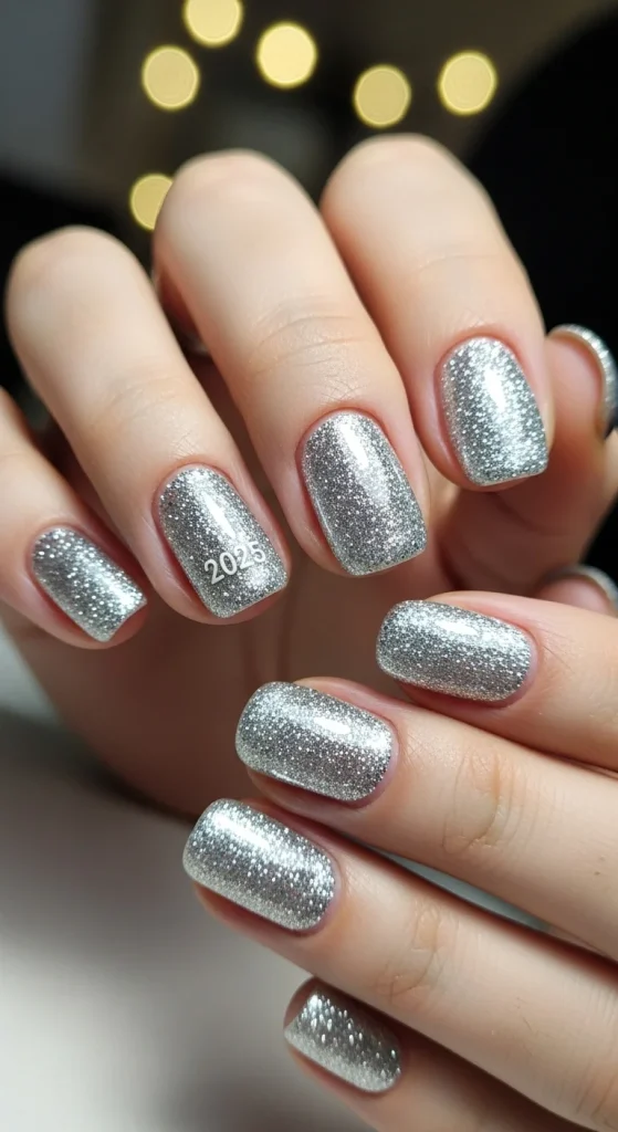 Silver Glitter – Festive Sparkle