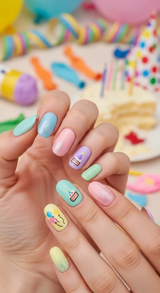 Soft Pastels Nails