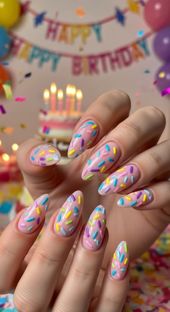 Sprinkle Style Nails