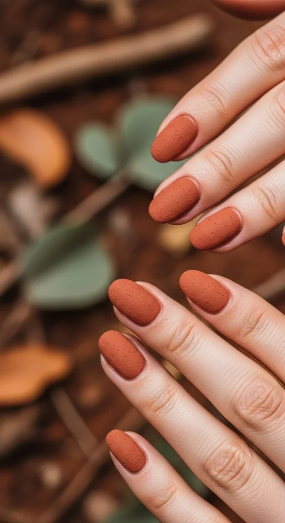 Terracotta Earthy Nails