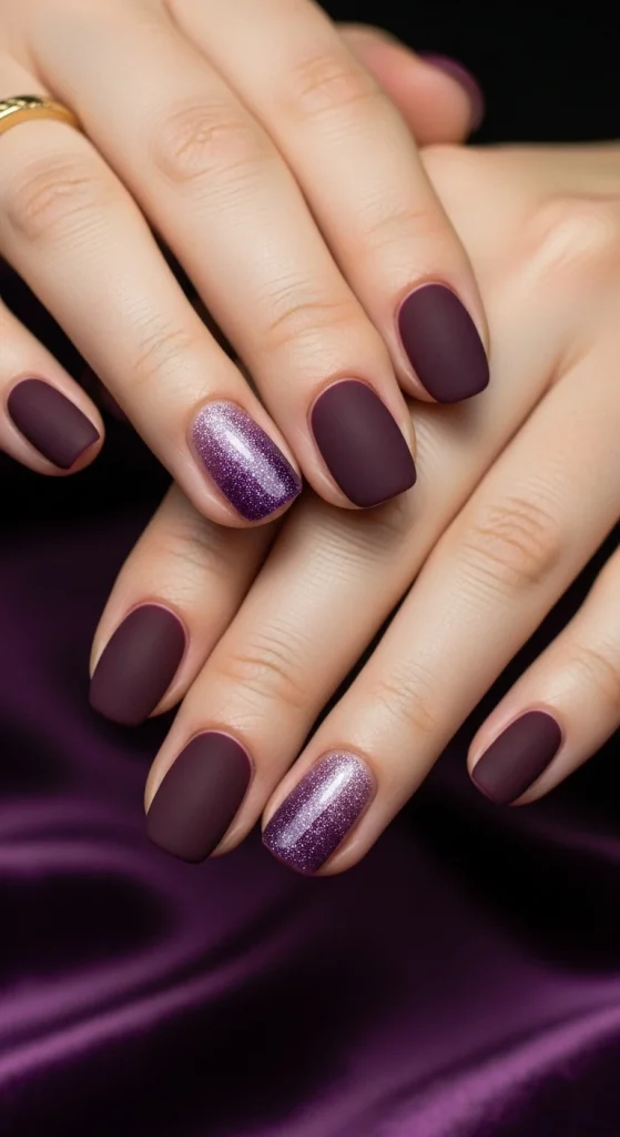 Velvet Plum Nails