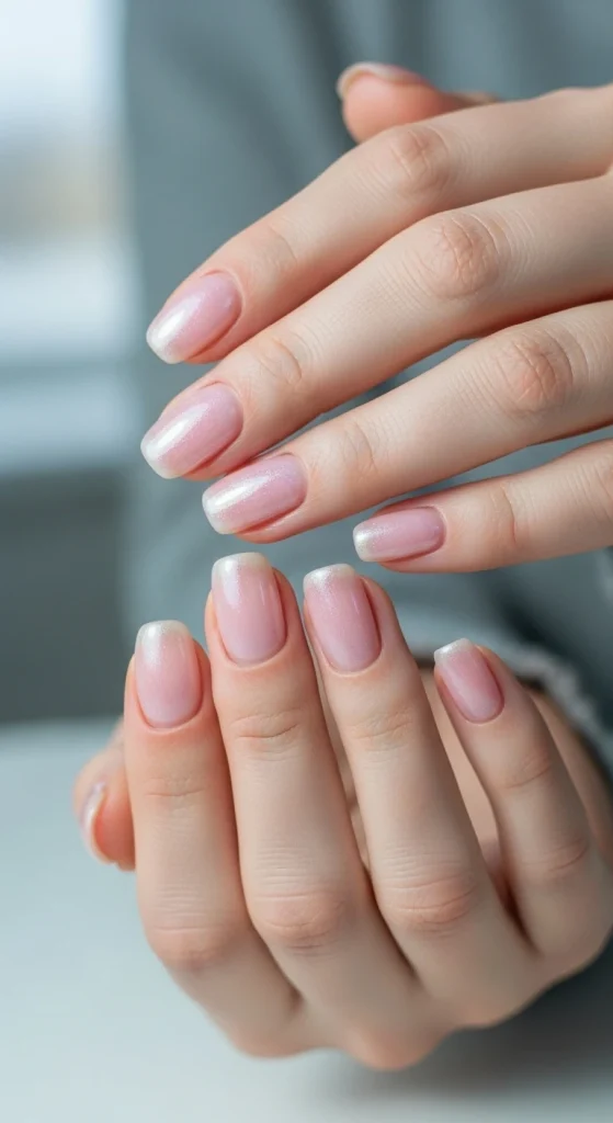 Barely Pink with Winter Glow