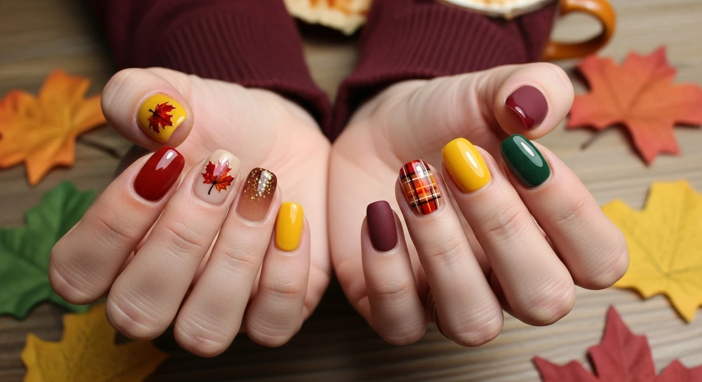 Beautiful Looking Fall Nails 2025