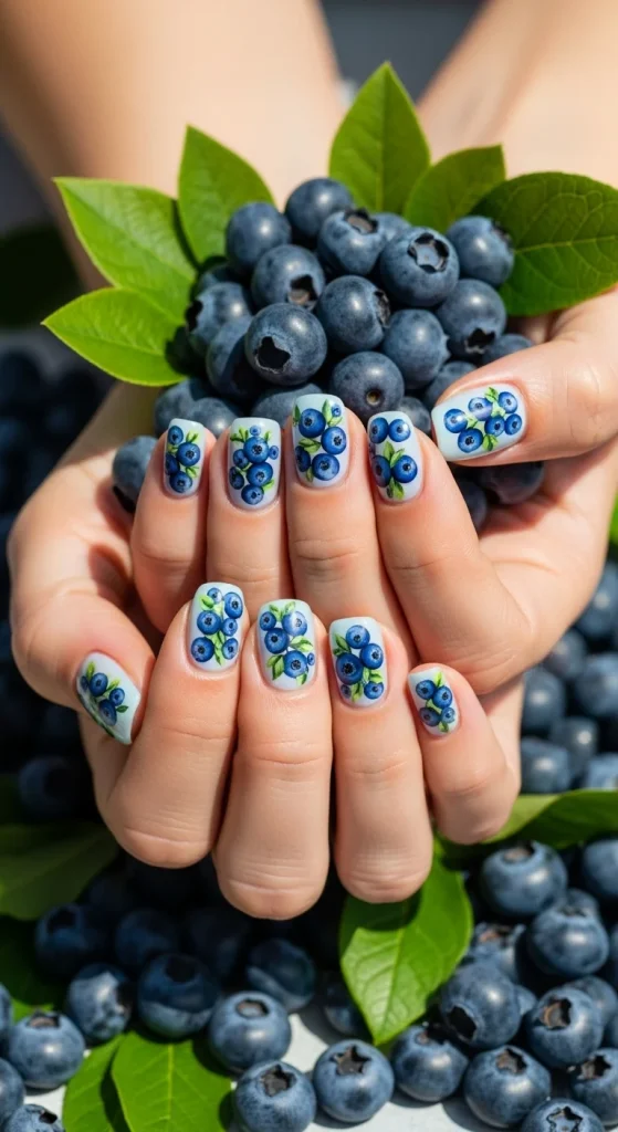 Blueberry Micro Fruit Nails
