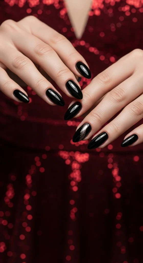 Bold Black Nails