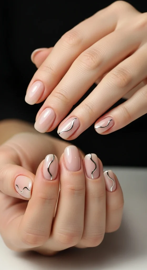 Chrome Nail Art Accents for Subtle Spark