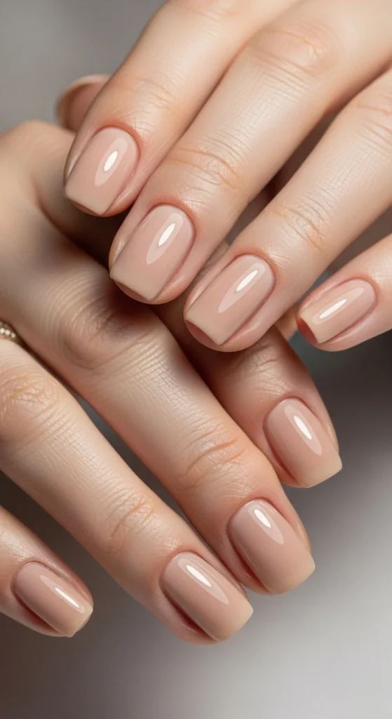 Classic Nude Nails for a Timeless Touch
