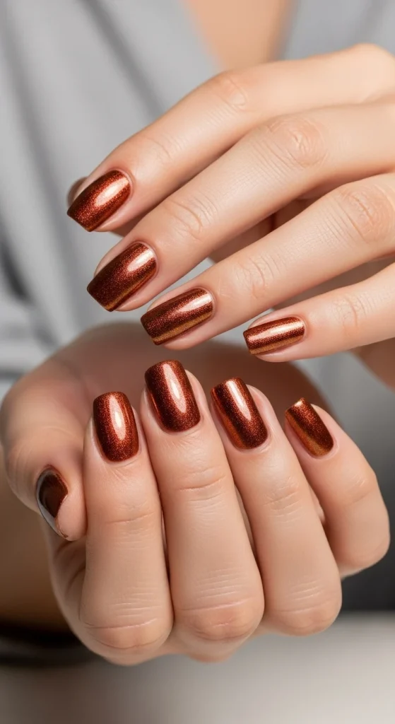 Copper Metallics with a Hint of Sparkle