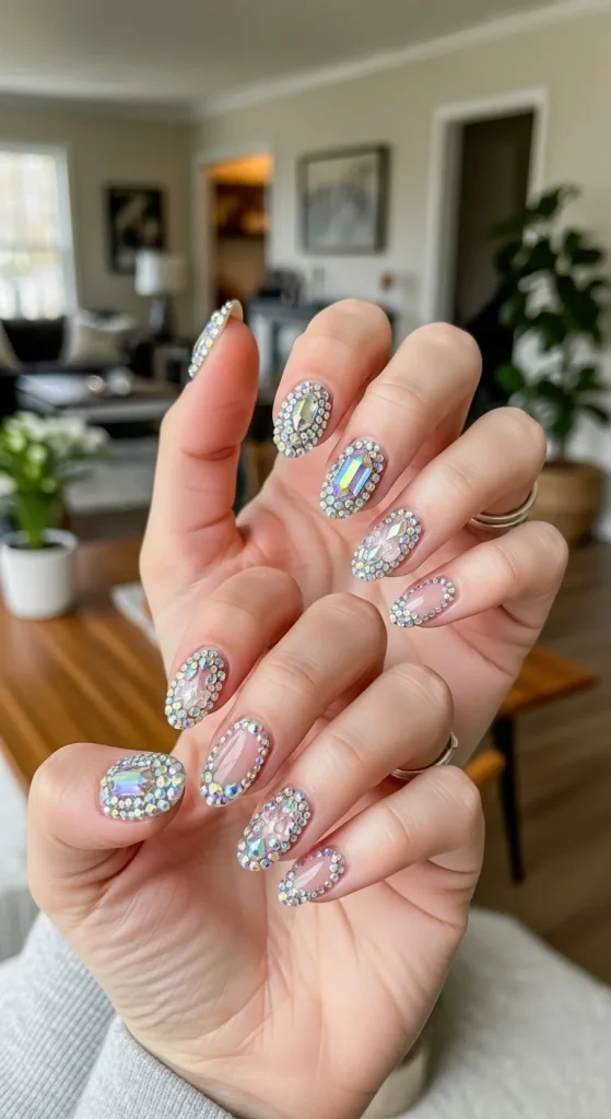 Crystal-Inspired Nails – Energy Meets Elegance