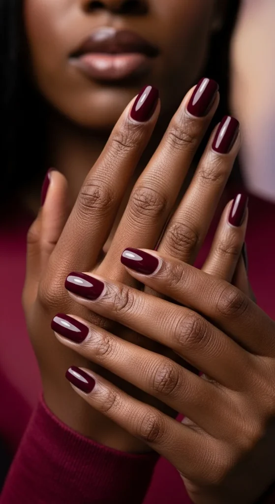 Deep Berry Tones That Radiate Confidence