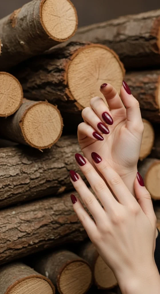 Deep Burgundy Elegance