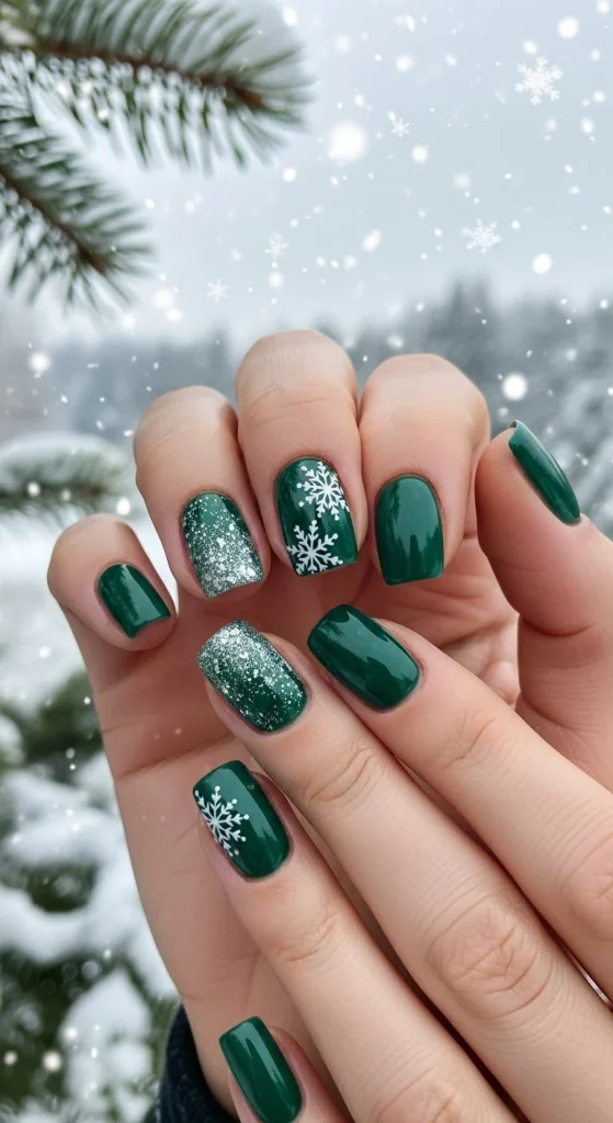 Deep Emerald Elegance