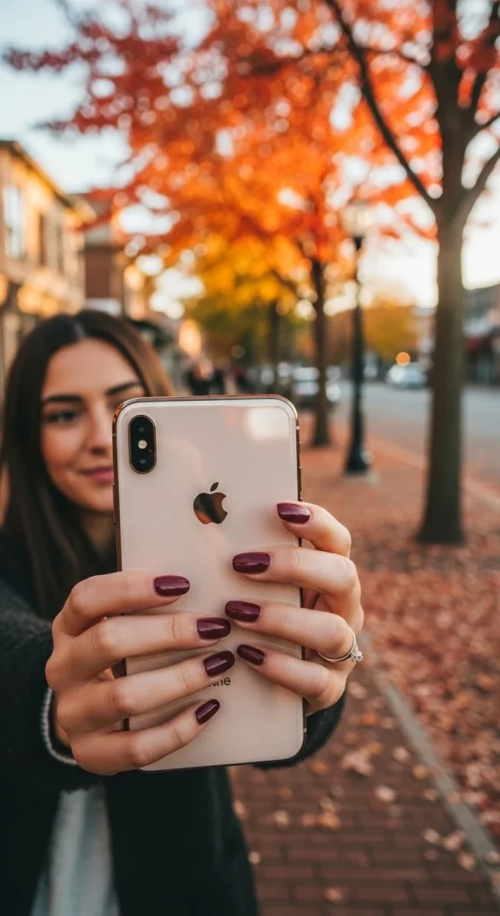 Deep Maroon Elegance
