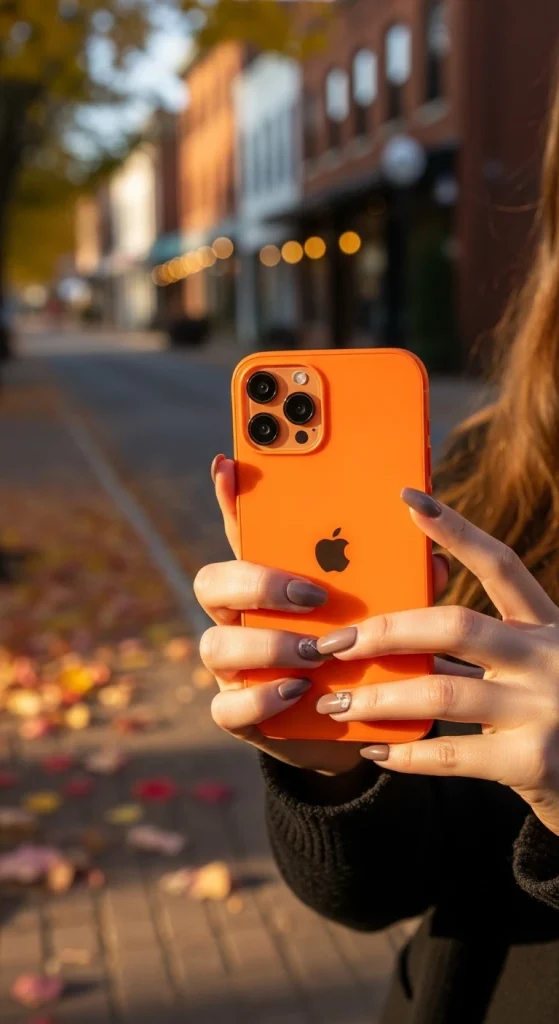 Elegant Matte Taupe with Subtle Art