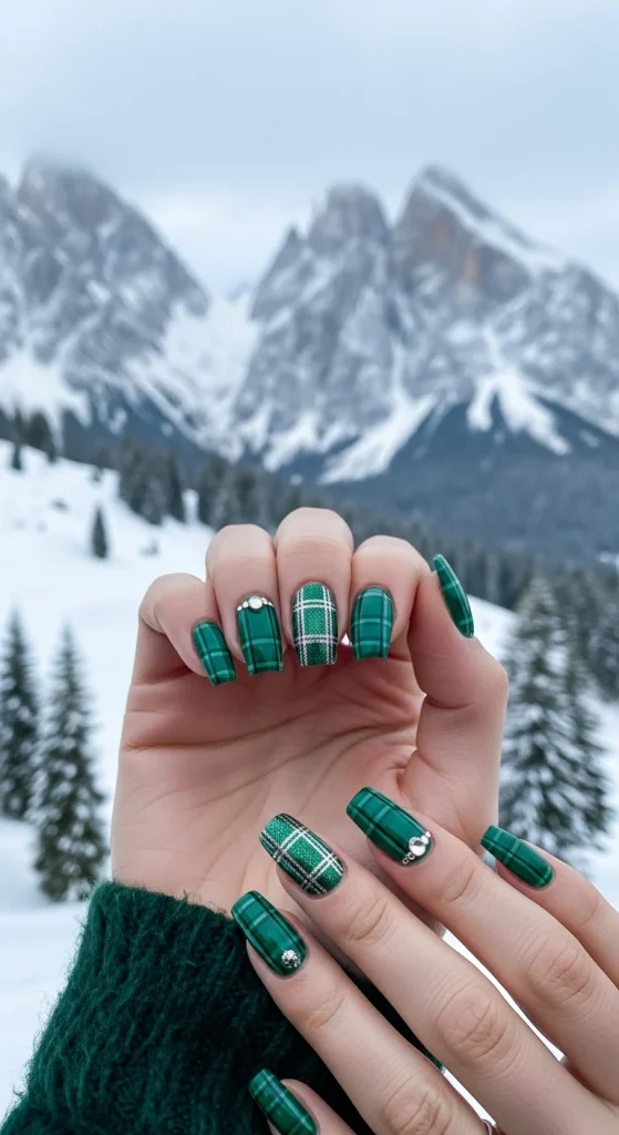 Emerald Green Plaid Glamour