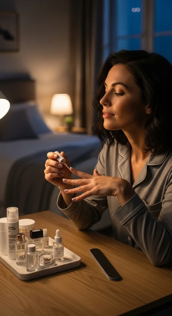 End the Day with Nighttime Nail Care