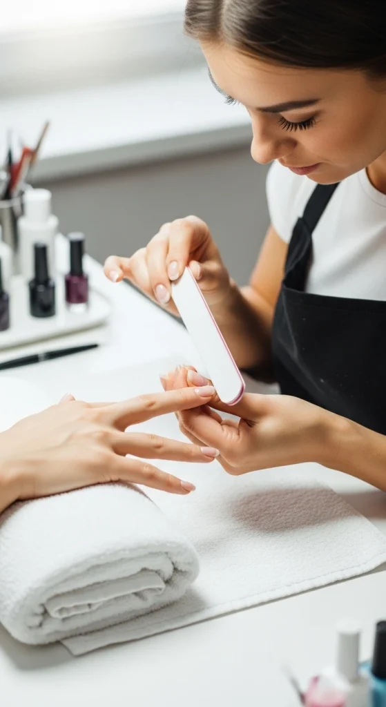 File and Shape Gently for a Polished Look