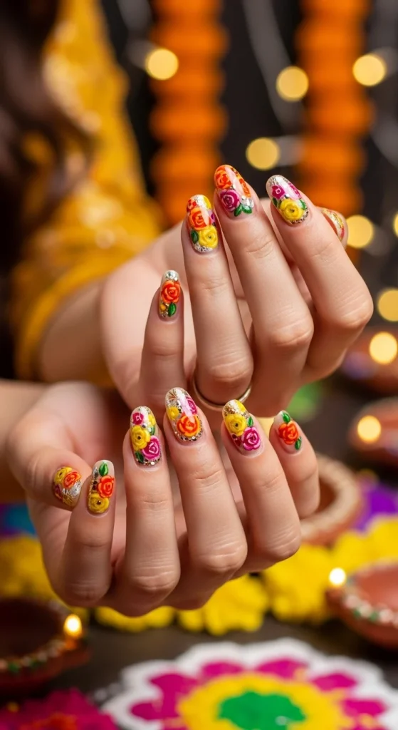Floral Motifs Inspired by Festive Flowers