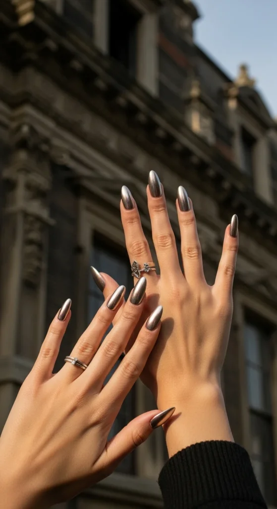 Frosted Champagne Chrome