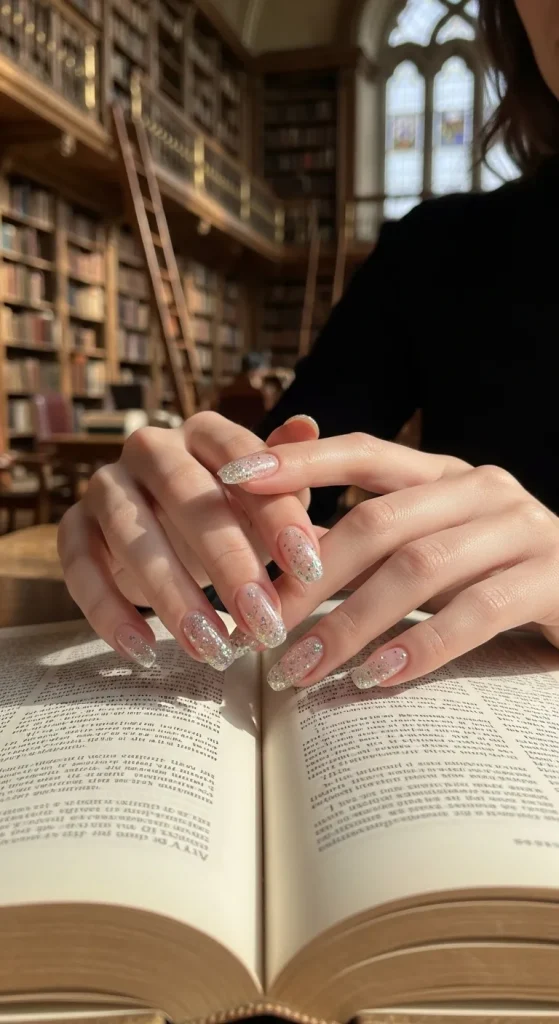 Glitter Accents on Transparent Bases