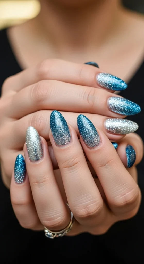 Glitter Gradient for a Dazzling Finale