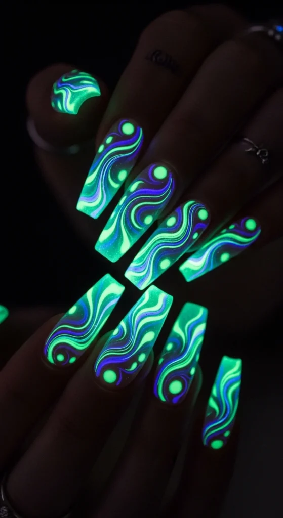 Glow-in-the-Dark Acrylics for Nighttime Magic