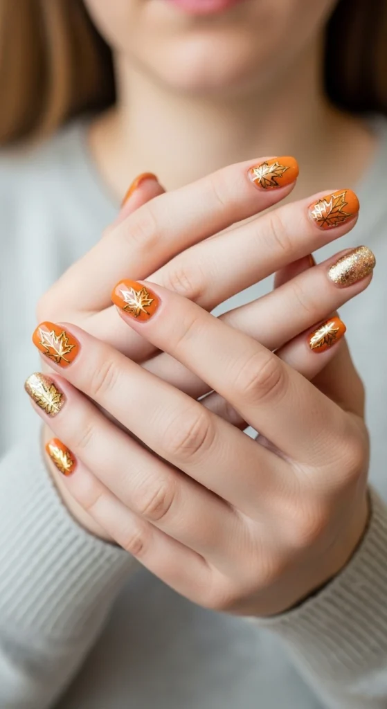 Golden Maple Leaf Accents